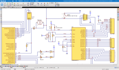 「Quadcept」回路図画面