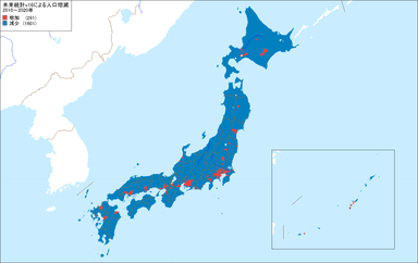 図A　全国レベルの人口減少