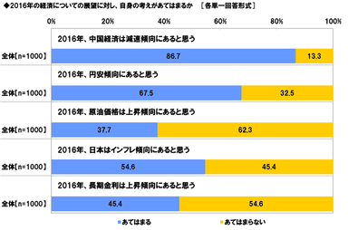 2016年の経済の展望