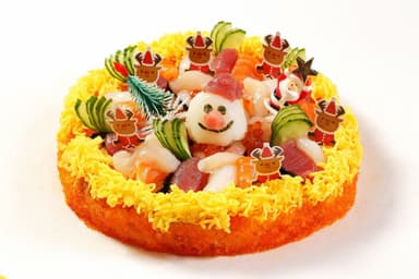 クリスマスすしケーキ