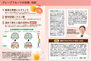 グレープフルーツ最新研究(効果・効能)