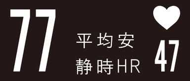 GARMIN vivosmart(R)HRJ 心拍数