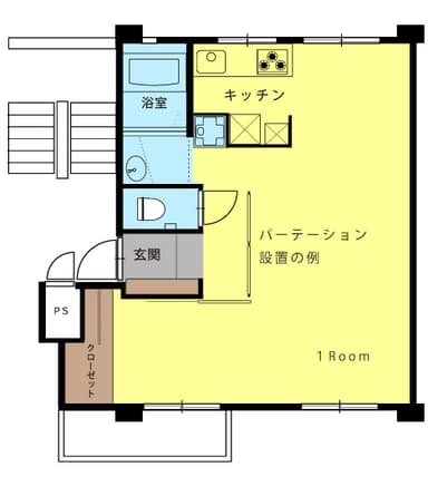 リノベ45平面図