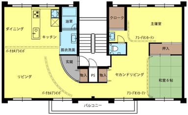 ニコイチ Aタイプ平面図