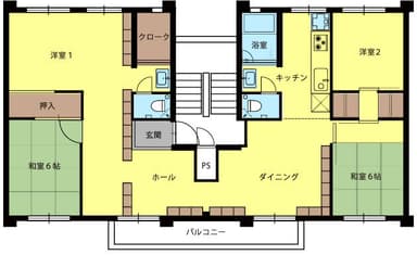 ニコイチ Cタイプ平面図