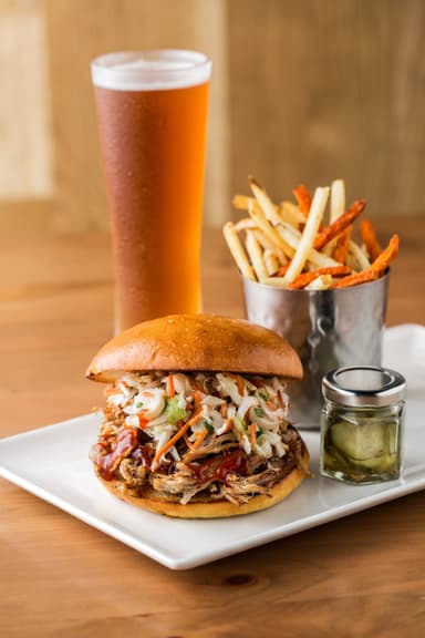 Smoked Pulled Pork Sandwich