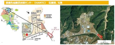 播磨先端製造技術センター(HAMTC)　位置図、写真