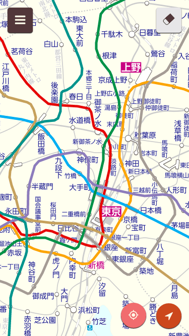 「路線塗りつぶし」機能のイメージ