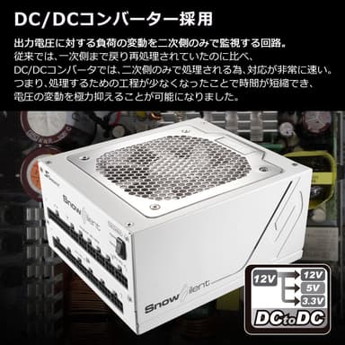 DC/DCコンバーター採用