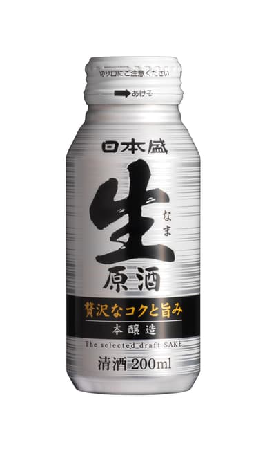 日本盛 生原酒　200mlボトル缶