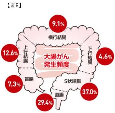 【図9】大腸がん発生頻度