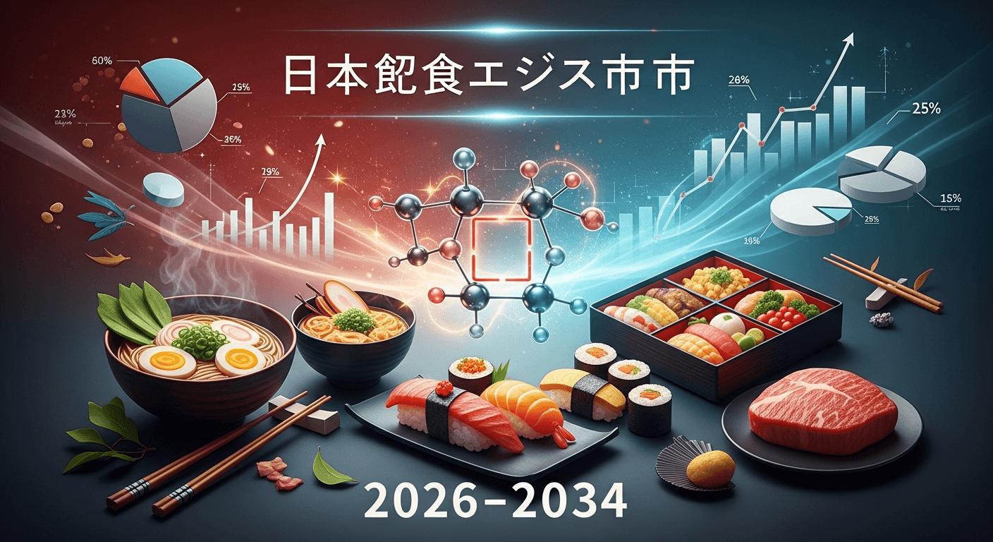 日本の食品酵素市場は2034年までに2億2680万米ドルに達すると予測される | 年平均成長率(CAGR)は3.97%