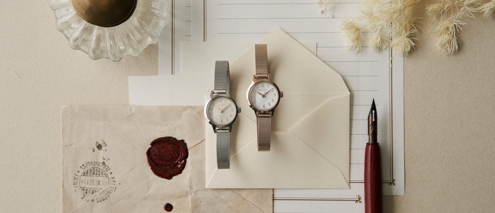 MATOW(マトウ)- Tsuki Collection 新作腕時計– 小ぶりなケースに宿る、澄んだ輝き『清月』メッシュモデル新登場