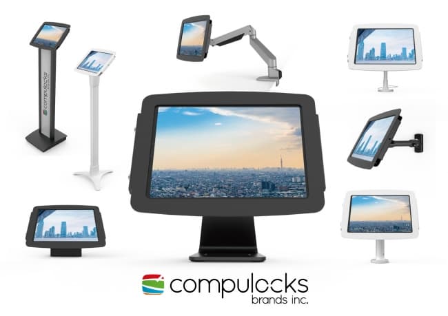 iPad Pro専用の業務用保護フレーム・スタンドを新発売 あらゆるシチュエーションに対応する盗難防止機構付きスタンドを構成可能