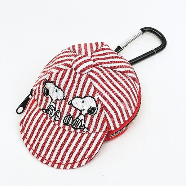 スヌーピーのキャップ型ポーチにツートーンとヒッコリー登場!バッグに遊び心をプラス