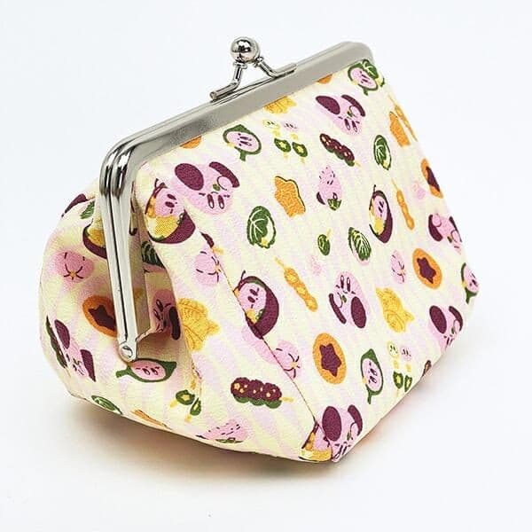 星のカービィ×和のアイテム。ちりめん生地に和柄のカービィがはんなりかわいいシリーズアイテムです。