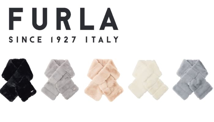 【人気のティペットアイテム】FURLA(フルラ)のフェイクファーティペットとイヤーマフアイテムをご紹介ーMOONBATー