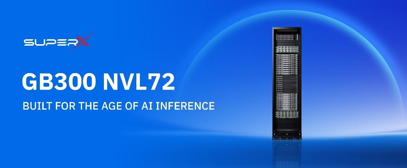 データセンターに新基準 シンガポール発SuperX、NVIDIA GB300搭載AIスパコン発表 高密度液冷設計で1ラック1.8エクサフロップス