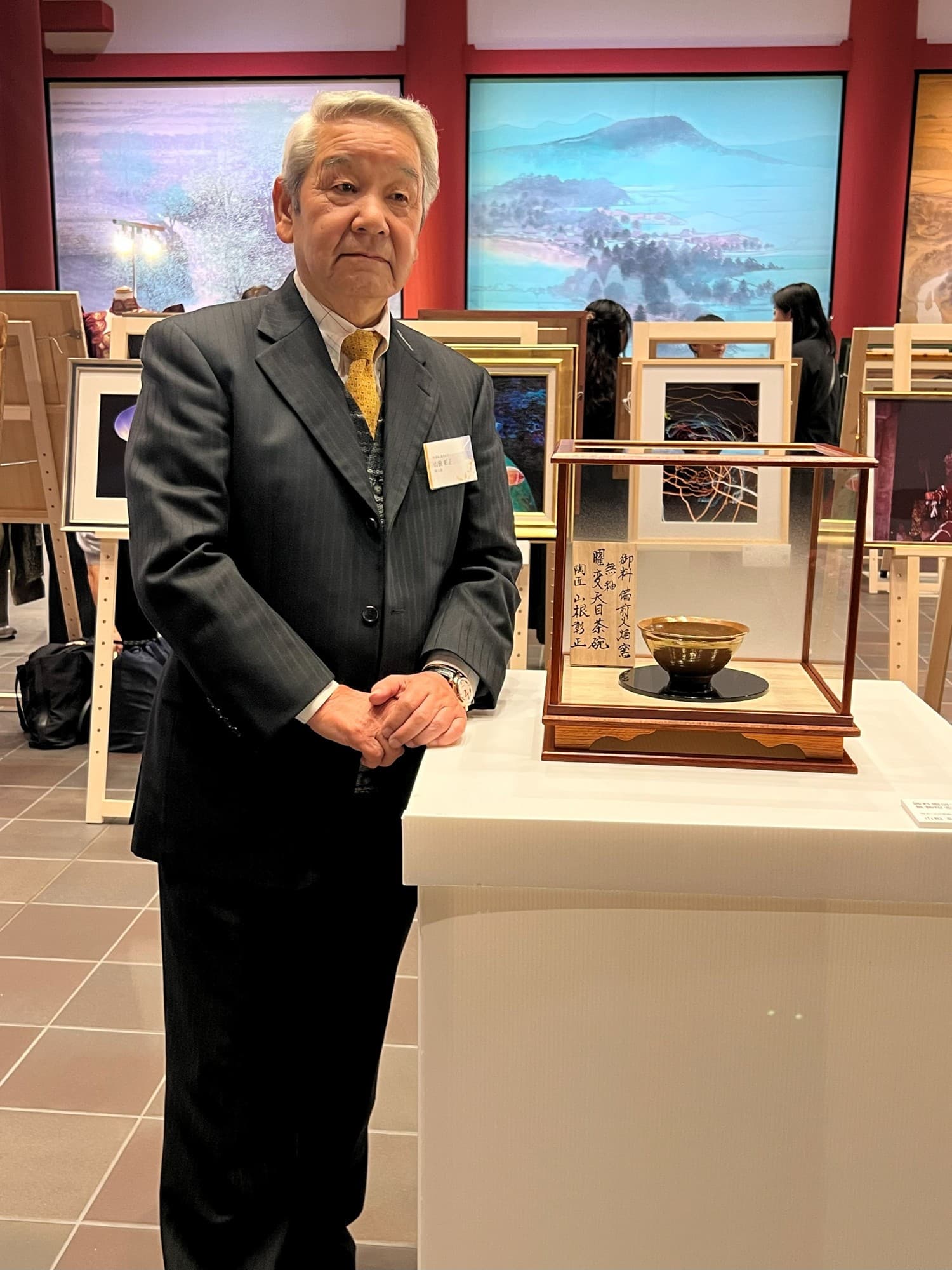 第5回藝展「祈り」に山根彰正の”無釉曜変天目茶碗”を出展