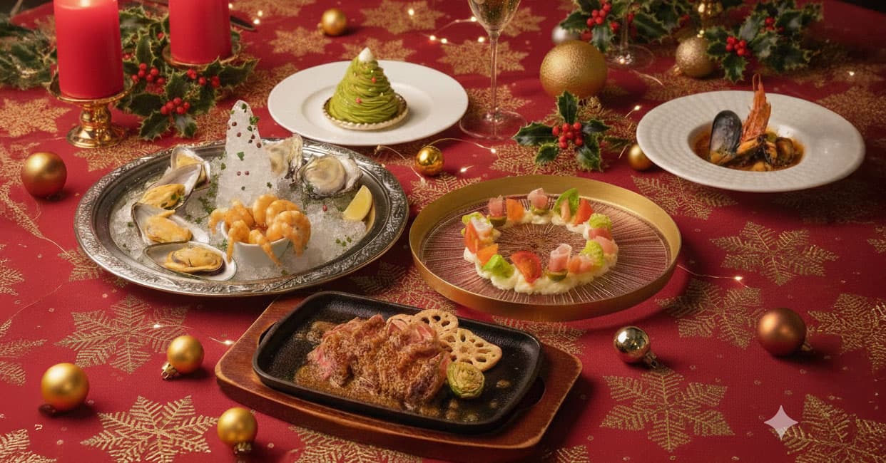 【大阪・中之島GATEサウスピア】水辺の絶景と美食で贈る、特別な夜。 2025年「Menu de Noël」クリスマス特別コースのご予約を開始!