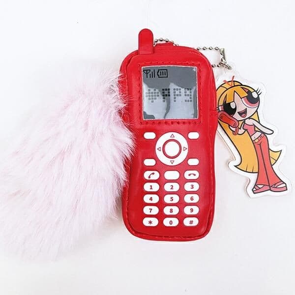 平成ギャル風!パワーパフガールズが大人デザインで登場の激かわ携帯モチーフポーチ