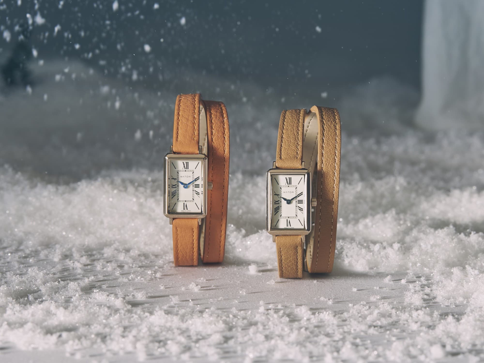 MATOW(マトウ) - Tsuki Collection 新作腕時計 – 2重レザーストラップで纏う、月のしなやかな気配 「月華/ダブルターン」発売