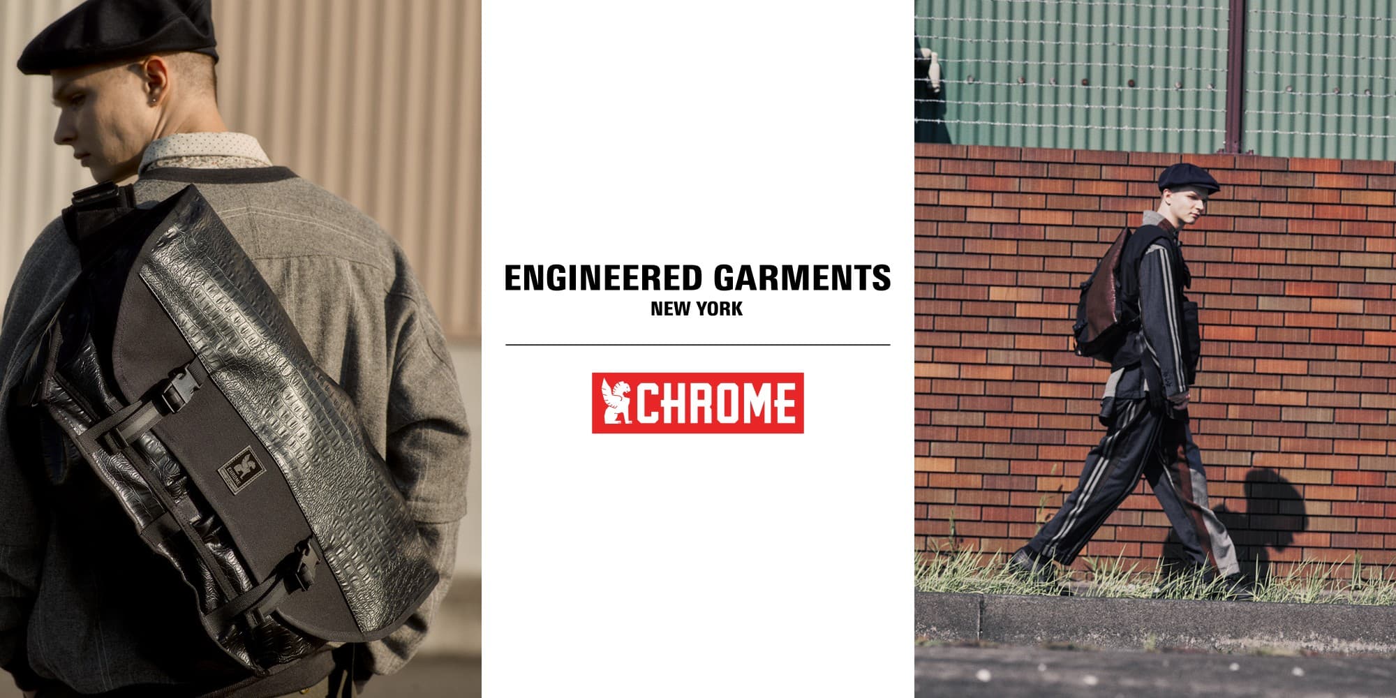 CHROME30周年記念!アメリカ発のファッションブランド「ENGINEERED GARMENTS」とのコラボバッグ第二弾を9月20日(土)世界同時発売