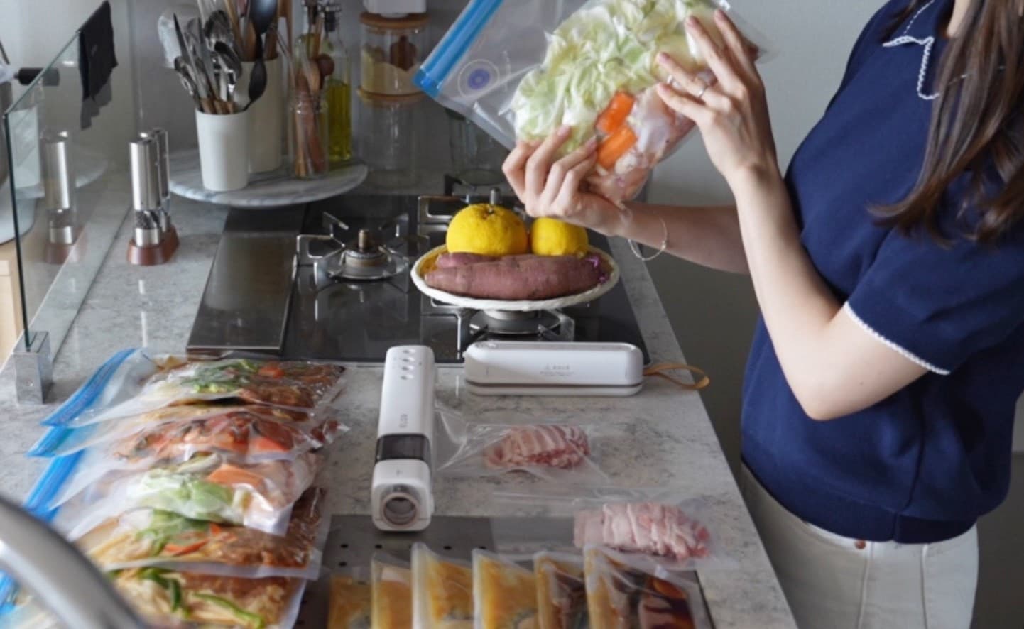 真空パック機「Suseal」が大活躍!食品保存と便利なミールキットで平日を乗り切る