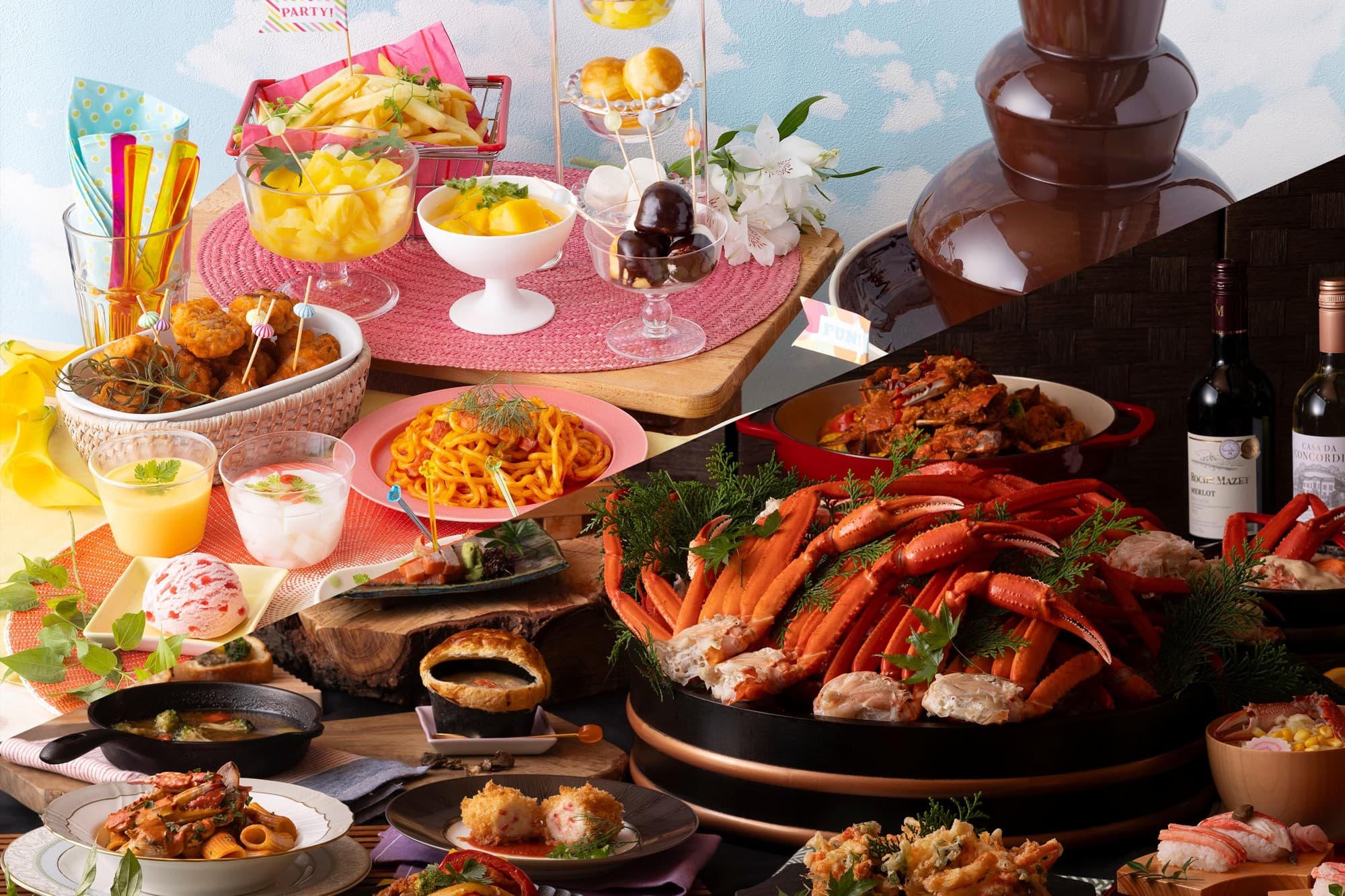 宿ではカニが待っている!ご家族での旅行を後押し! Premium 山下家で「大江戸 カニづくしバイキング」が、 Premium 山中グランドホテルで「キッズメニュー」が提供開始