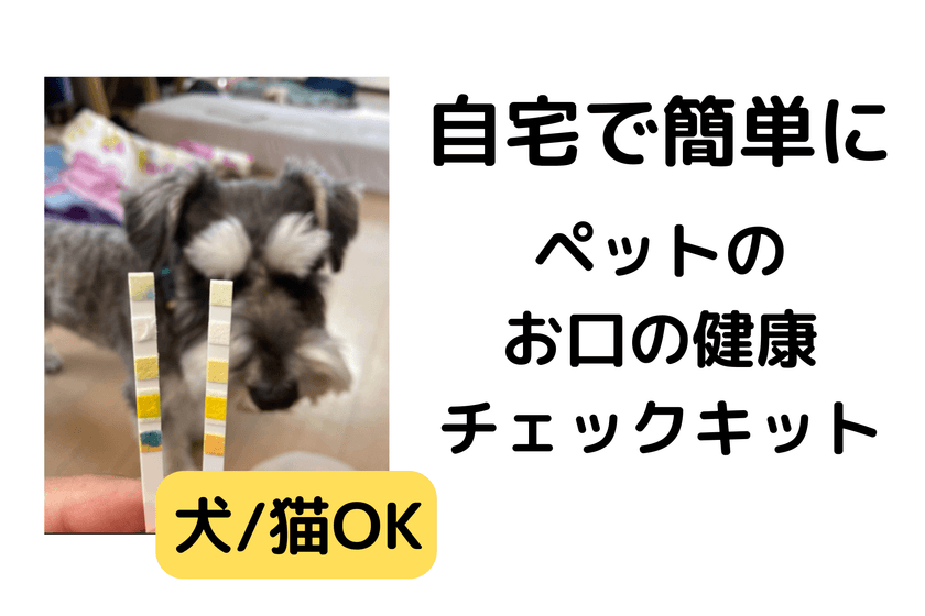 <特許出願技術> 「ペットのお口の健康チェックキット」
5月20日にクラウドファンディングを開始