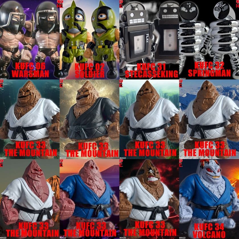 『キン肉マン』より“超人山脈”ザ・魔雲天の
ソフビフィギュア8種を7月25日(金)21:00より販売開始