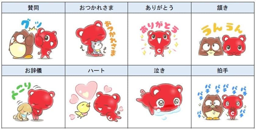 CO・OP共済、コーすけLINEスタンプを
8月26日より期間限定で無料配信開始!
~「お誕生前申し込み」1周年を記念~