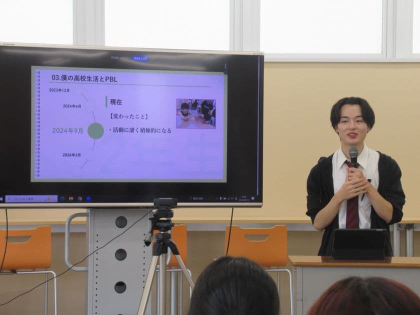 第一学院高等学校、生徒一人ひとりの日々の学び・成長を
自信へとつなげていく「成長実感発表会」を開催