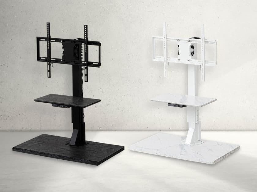 もう、テレビの高さに悩まない
「電動昇降テレビスタンド」2タイプを10月中旬に発売