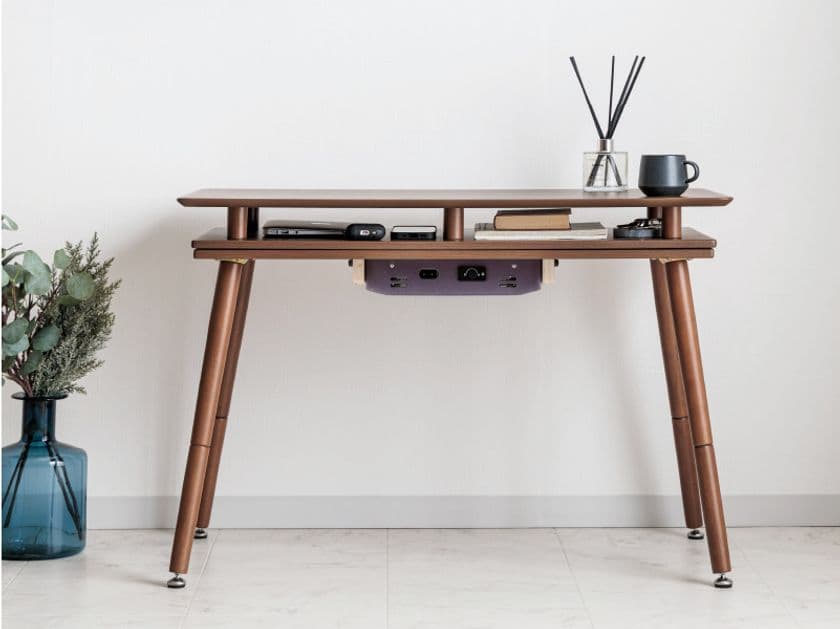 収納上手な暮らしを叶えるシェルフ付き2WAYこたつ
「スペース」2サイズで10月上旬に発売