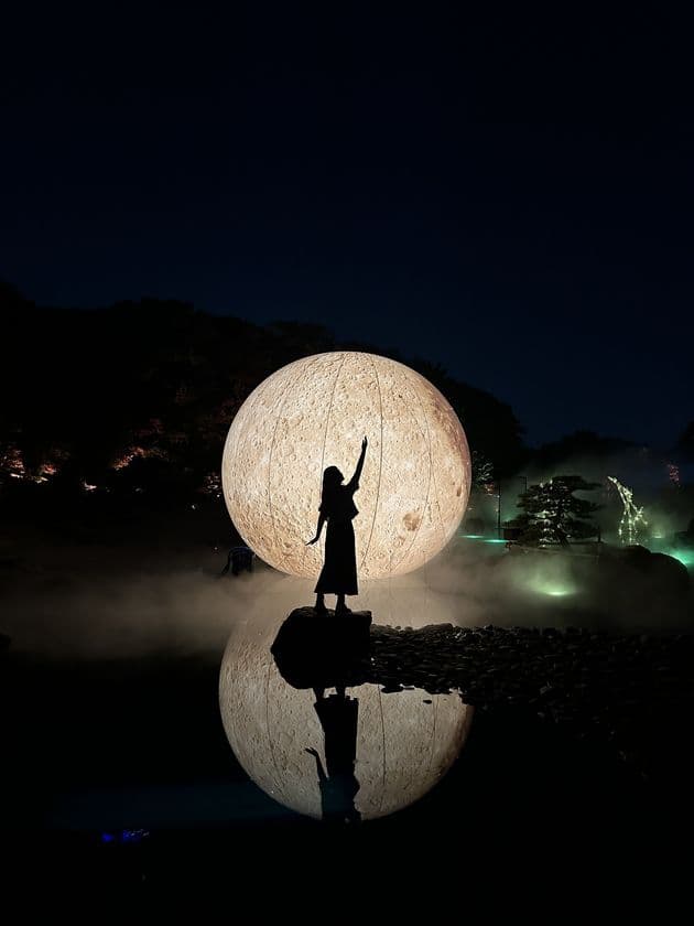 大濠公園 日本庭園が光のアート空間に――
『宙-SORA-』来場3万人突破、2025年10月より常設開催決定!