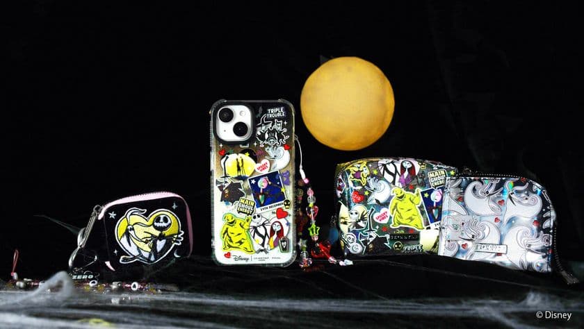 【SKINNYDIP LONDON】
ディズニー『ナイトメアー・ビフォア・クリスマス』を
モチーフにした新作モバイルアクセサリーコレクションを発売!