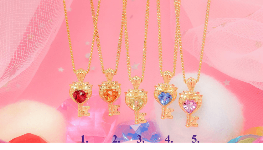 本物の宝石を携えて―
#C-pla×KARATZカプセルトイ版
「大人のセボンスター ハートキーペンダント」限定販売