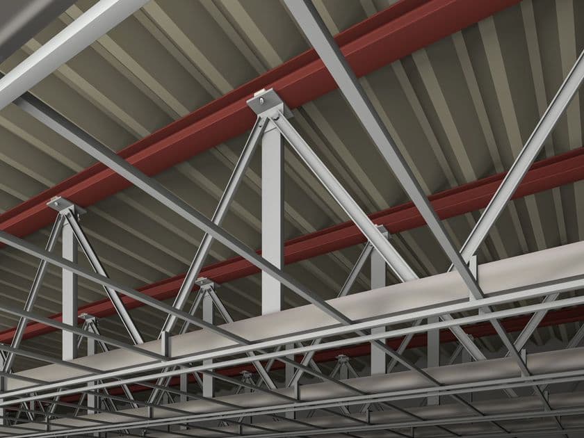 新たに架台も含めた強度計算が可能となりました!
H形鋼からの吊元金具の新常識、
あと施工鉄骨接合“レボグリップ”がリニューアル