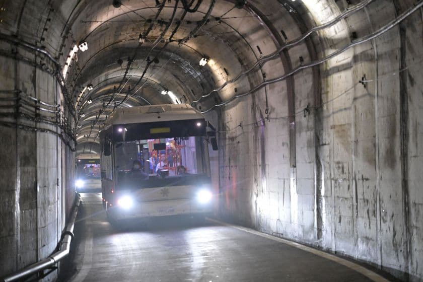 富山県と長野県を結ぶ
「立山黒部アルペンルート」、立山トンネル電気バス
乗車感謝キャンペーンを11月7日(金)より開催!