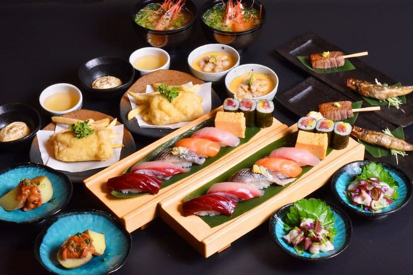 寿司と飲み放題が“5,000円ポッキリ”で楽しめる!
板前寿司から「忘・新年会コース」が12/1(月)より提供開始