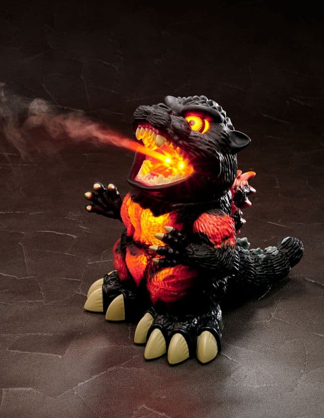 \大迫力のゴジラ加湿器がリニューアル!!/
「加湿王ゴジラ【改】」「加湿王バーニングゴジラ【改】」
~11月発売~