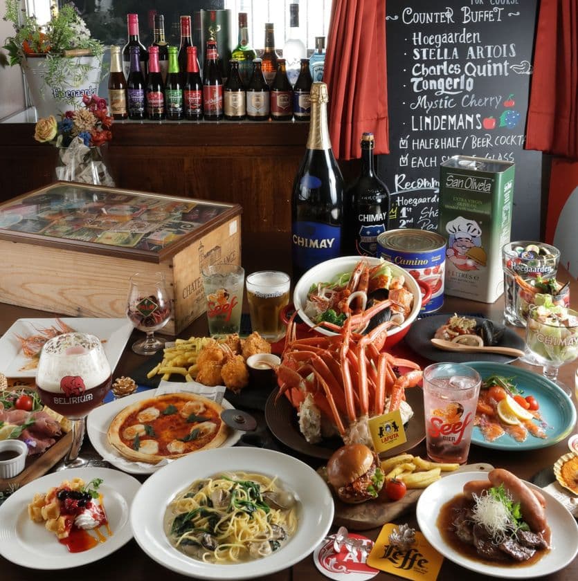 15周年記念!神戸三宮のベルギービールレストランが贈る
「本ズワイガニ」と豪華魚介のカーニバル!
