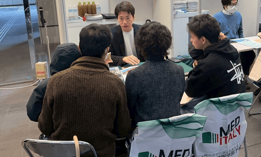 【イタリア医学部予備校】イタリア留学フェア2025に出展!
多くの学生にイタリア医学部留学の最新情報をお届け