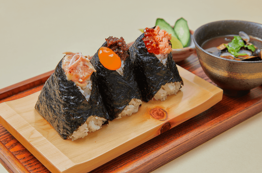 おにぎり専門店 一粒万福が台湾台北にて4号店を12月オープン!
~「鮑の肝バター醤油蒸し」
「カラスミと桜海老のタルタル」など、台湾限定メニューも登場~