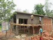 建設中のバングラデシュの小学校　写真提供：ワールド・ビジョン・ジャパン