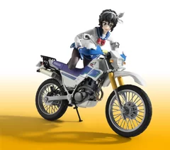 S.H.Figuarts 天野恩紗(制服)＆SEROW225W(2) ※画像はイメージです。　(C)おりもとみまな(ヤングチャンピオン烈)／ばくおん!!製作委員会