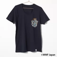 WWFオリジナル「オーガニックコットンTシャツ」ポケット