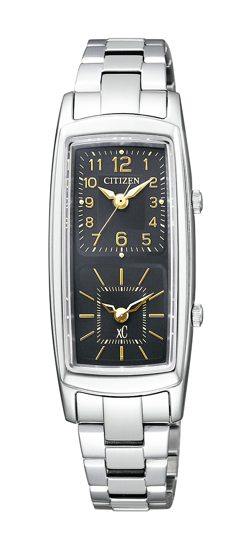 稼動品 廃盤 CITIZEN XC デュアルタイム 腕時計 カットガラス - 時計