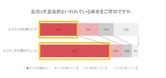 【表８】夏の３大夏風邪といわれている病名をご存知ですか。